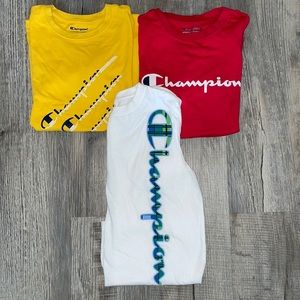 Boys Champion tees $10 for all